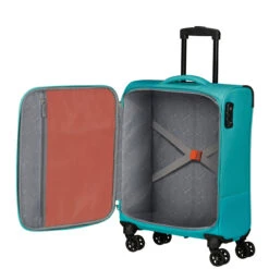 American Tourister Sun Break 4 Wheel Cabin Suitcase - 55cm -Travelpro Store 144831 1090 SUN BREAK SPINNER S TSA INTERIOR 37815.1684750408