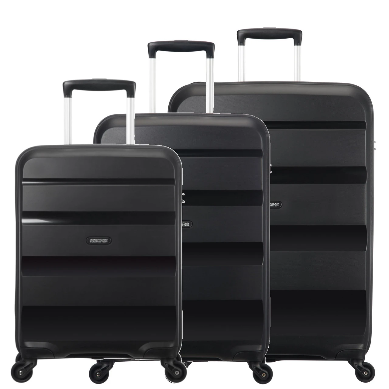 American Tourister Bon Air 3 Piece Luggage Set - 55cm, 66cm & 75cm 3 American Tourister Bon Air 3 Piece Luggage Set - 55cm, 66cm & 75cm