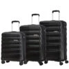 American Tourister Speedlink 3 Piece Luggage Set - 55cm, 67cm, & 77cm -Travelpro Store Black Set 62184.1694091704