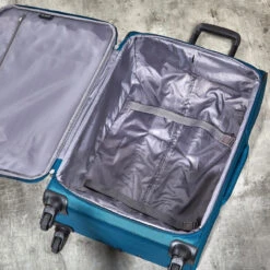 Rock Jewel 4 Wheel Large Suitcase - 80cm -Travelpro Store Interior Jewel Blue TR 0207 BU 85545.1673948308