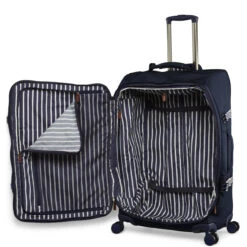 Joules Coast 4 Wheel Large Suitcase - 76cm -Travelpro Store JLS5001 002 Large Trolley Case 4W French Navy 3 64917.1695122153