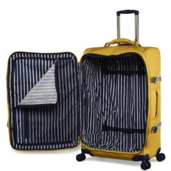 Joules Coast 4 Wheel Large Suitcase - 76cm -Travelpro Store JLS5001 003 Large Trolley Case 4W Antique Gold 3 54694.1695122155