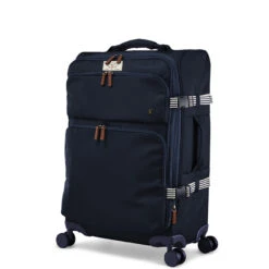 Joules Coast 4 Wheel Medium Suitcase - 66cm -Travelpro Store JLS5002 002 Medium Trolley Case 4W French Navy 2 20686.1695122794