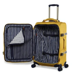 Joules Coast 4 Wheel Medium Suitcase - 66cm -Travelpro Store JLS5002 003 Medium Trolley Case 4W Antique Gold 3 49454.1695122798