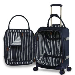 Joules Coast 4 Wheel Cabin Suitcase - 54cm -Travelpro Store JLS5003 002 Cabin Trolley Case 4W French Navy 3 79853.1695121076