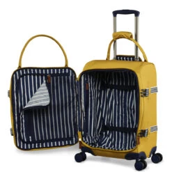 Joules Coast 4 Wheel Cabin Suitcase - 54cm -Travelpro Store JLS5003 003 Cabin Trolley Case 4W Antique Gold 3 71713.1695121076