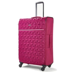 Rock Jewel 4 Wheel Large Suitcase - 80cm -Travelpro Store Large Suitcase Jewel Pink TR 0207 PI 5 67786.1673948301