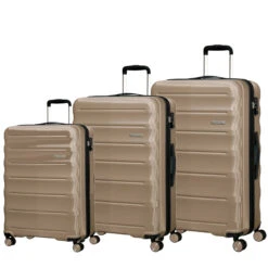 American Tourister Speedlink 3 Piece Luggage Set - 55cm, 67cm, & 77cm -Travelpro Store Pearl Set 06130.1694094322