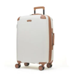 Rock Carnaby 4 Wheel Exp Medium Suitcase - 67cm -Travelpro Store Rock Carnaby TR 0219 CRM M 3 67262.1660574350