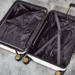 Rock Vintage 4 Wheel Large Suitcase - 78cm 30 Rock Vintage 4 Wheel Large Suitcase - 78cm -Travelpro Store Rock Vintage TR 0193 CR L 5 28085.1660147378