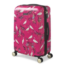 Sara Miller 4 Wheel Medium Suitcase - 67cm 33 Sara Miller 4 Wheel Medium Suitcase - 67cm -Travelpro Store SMH0102 008 Sara Miller Medium 4W Trolley Pink Heron 2 50423.1695399327