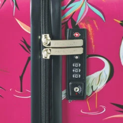 Sara Miller 4 Wheel Medium Suitcase - 67cm 38 Sara Miller 4 Wheel Medium Suitcase - 67cm -Travelpro Store Sara Miller Pink Heron TSA Lock 08887.1695399328