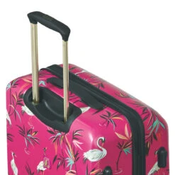 Sara Miller 4 Wheel Medium Suitcase - 67cm 35 Sara Miller 4 Wheel Medium Suitcase - 67cm -Travelpro Store Sara Miller Pink Heron trolley system 54533.1695399327