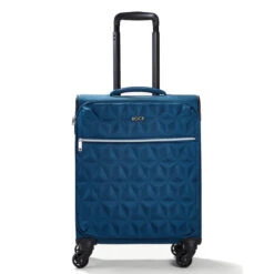 Rock Jewel 4 Wheel Cabin Suitcase - 55cm -Travelpro Store Small Cabin Suitcase Jewel Blue TR 0207 BU 2 13801.1673945942