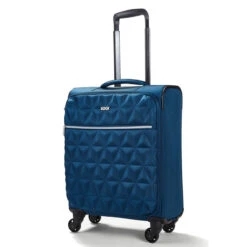 Rock Jewel 4 Wheel Cabin Suitcase - 55cm -Travelpro Store Small Cabin Suitcase Jewel Blue TR 0207 BU 5 61250.1673945942