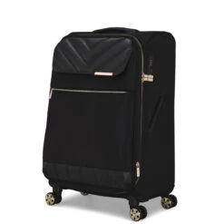 Ted Baker Albany Eco 4 Wheel Medium Suitcase - 69cm 15 Ted Baker Albany Eco 4 Wheel Medium Suitcase - 69cm -Travelpro Store TBW7002 001 Ted Baker Albany Eco Black Medium Case 2 75176.1684486062