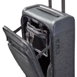 Rock Parker 4 Wheel Cabin Suitcase - 54cm -Travelpro Store TR 0206 GR S Laptop 05195.1672750795