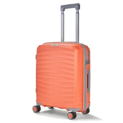Rock Sunwave 4 Wheel Exp Cabin Suitcase - 54cm -Travelpro Store TR 0212 PE S 3 85521.1661262765