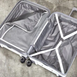 Rock Sunwave 4 Wheel Exp Cabin Suitcase - 54cm -Travelpro Store TR 0212 WH Interior 80100.1661262765