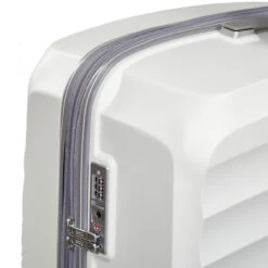 Rock Sunwave 4 Wheel Exp Cabin Suitcase - 54cm -Travelpro Store TR 0212 WH Lock 17366.1661262765