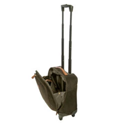 Bric's Life 4 Wheel Pilot Trolley Cabin Case - 43cm -Travelpro Store brics blf05260 olive 4 76362.1650938087