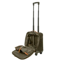 Bric's Life 4 Wheel Pilot Trolley Cabin Case - 43cm -Travelpro Store brics blf05260 olive 5 17729.1650938089